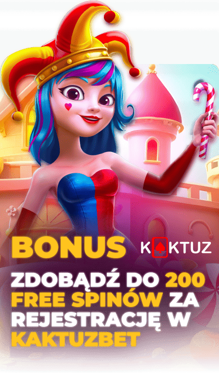 oferta
bonusowa od 100FS w Kaktuz Casino