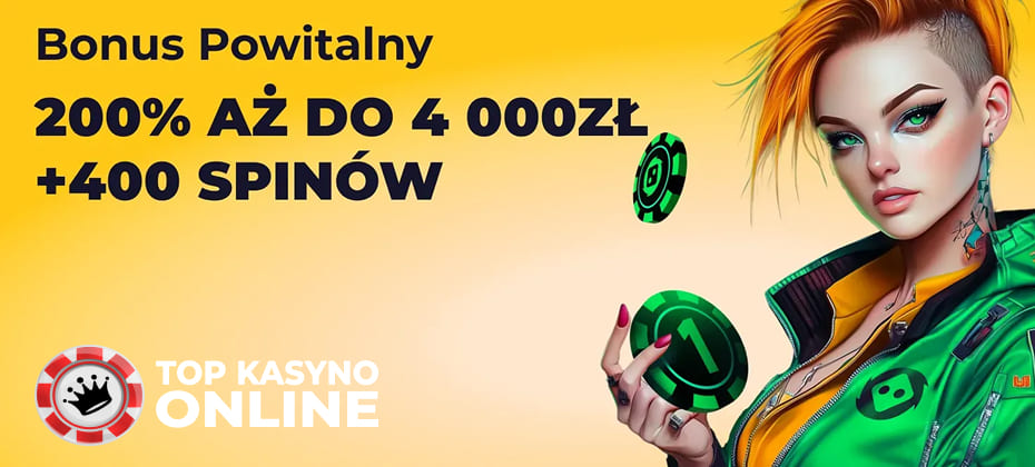 Baner dotyczący bonusu powitalnego od Spinloco Kasyno