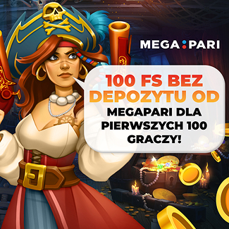 Oferta od Mega Pari: 100 fs bez depozytu za rejestrację