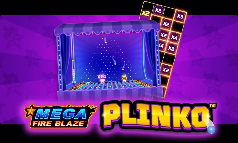 Mega Fire Blaze: Plinko